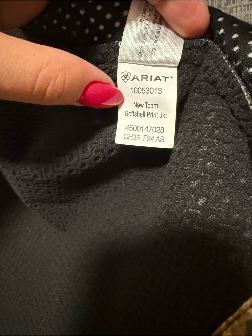 Ariat Soft shell Leopard Print Zip-Front Jacket - Picture 5 of 6